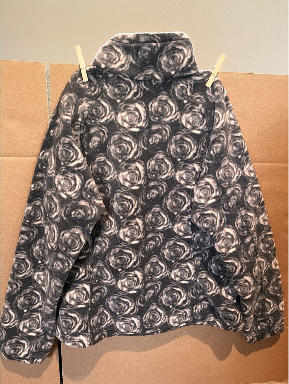 NEW! Columbia Women's Benton Springs Full Zip Fleece Jacket Multi Gray $65 MSRP